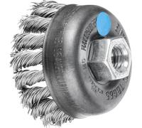 PFERD TOOLS Brosse à dents en acier inoxydable TBG Ø 65 mm M14 Ø 0,50 pour meuleuse d'angle POS TBG 65/M14 INOX 0,50 43305004