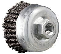 PFERD TOOLS Brosse à dents POS à 2 rangées TBG HD Ø 65 mm M14 diamètre du fil d'acier 0,50 mm meuleuse d'angle POS TBG 65/M14 ST