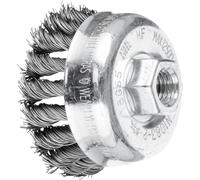 PFERD TOOLS Brosse à dents TBG tachtée Ø 65 mm M14 Ø fil d'acier 0,50 pour meuleuse d'angle POS TBG 65/M14 ST 0,50 43305001