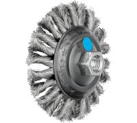 PFERD TOOLS Brosse conique COMBITWIST KBG Ø 115 x 15 mm M14 diamètre du fil en acier inoxydable 0,35 pour meuleuse d'angle POS