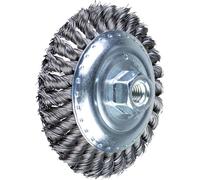 PFERD TOOLS Brosse conique KBG Ø 125 x 15 mm M14 diamètre du fil d'acier 0,50 pour meuleuse d'angle POS KBG 12515/M14 ST 0,50