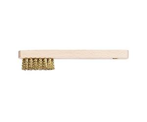 PFERD TOOLS Brosse manuelle HBZ | 3 rangées de fils en laiton ø 0,15 | 43698012 - pour bougies d'allumage