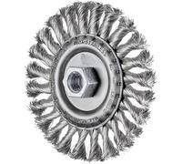 PFERD TOOLS Brosse ronde à dents RBG Ø 115 x 12 mm M14 acier inoxydable Ø 0,35 pour meuleuse d'angle POS RBG 11512/M14 INOX 0,35