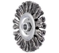 PFERD TOOLS Brosse ronde POS COMBITWIST à tête ronde RBG HD Ø 125 x 12 mm M14 diamètre du fil d'acier 0,50 mm meuleuse d'angle