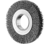 PFERD TOOLS Brosse ronde POS large non agrandie RBU Ø 150 x 25 mm alésage variable Ø 0,30 fil dacier pour support de ponçage 1 POS RBU 15025/AK32-2 ST 0,30