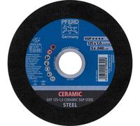 PFERD TOOLS CERAMIC SGP STEEL 61312510 Disque à tronçonner 125 mm 25 pc(s) acier