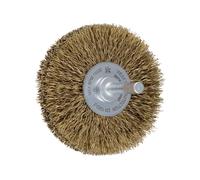PFERD TOOLS CHEVAL OUTILS Brosse ronde non torsadée RBU Ø70x15 mm tige Ø6 mm Messiné fil acier-toron Ø0,25 mm RBU 7015/6 LIT STM