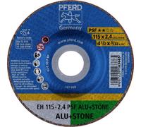 PFERD TOOLS EH 115-2,4 PSF ALU+STONE 61830122 Disque à tronçonner à moyeu déporté 115 mm 25 pc(s) aluminium, Métaux non ferreux, Titane, Alliage de titane,