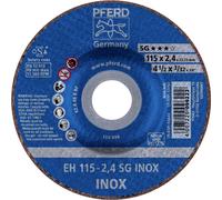 PFERD TOOLS EH 115-2,4 SG INOX 61340124 Disque à tronçonner à moyeu déporté 115 mm 25 pc(s) acier inoxydable