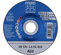 PFERD TOOLS EH 125-2,4 SG ALU 61320822 Disque à tronçonner à moyeu déporté 125 mm 25 pc(s) aluminium, Métaux non ferreux