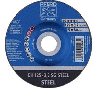 PFERD TOOLS EH 125-3,2 SG STEEL 61320232 Disque à tronçonner à moyeu déporté 125 mm 25 pc(s) acier