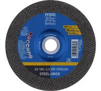 PFERD TOOLS EH 180-2,5 PSF STEELOX 61726326 Disque à tronçonner à moyeu déporté 180 mm 25 pc(s) acier inoxydable, acier