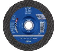 PFERD TOOLS EH 180-2,5 SG INOX 61323224 Disque à tronçonner à moyeu déporté 180 mm 25 pc(s) acier inoxydable