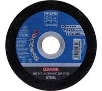 PFERD TOOLS EHT 115-1,6 CERAMIC SGP STEEL 61301516 Disque à tronçonner 115 mm 25 pc(s) acier