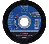 PFERD TOOLS EHT 115-1,6 CERAMIC SGP STEEL 61301516 Disque à tronçonner 115 mm 25 pc(s) acier