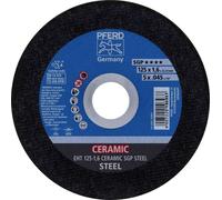 PFERD TOOLS EHT 125-1,6 CERAMIC SGP STEEL 61312516 Disque à tronçonner 125 mm 25 pc(s) acier