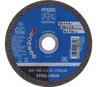 PFERD TOOLS EHT 150-2,5 SG STEELOX 61100150 Disque à tronçonner 150 mm 25 pc(s) acier inoxydable, acier
