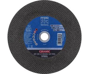 PFERD TOOLS EHT 230-1,9 CERAMIC SGP STEEL 61323019 Disque à tronçonner 230 mm 25 pc(s) acier