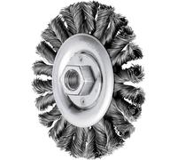 PFERD TOOLS PFERD POS COMBITWIST brosse ronde à dents RBG HD Ø 115 x 12 mm M14 diamètre du fil d'acier 0,50 mm meuleuse d'angle