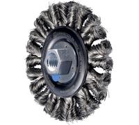 PFERD TOOLS POS COMBITWIST brosse ronde à dents RBG HD Ø 115 x 12 mm M14 diamètre du fil en acier inoxydable 0,35 mm POS RBG