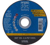 PFERD TOOLS PSF STEEL 61719026 Disque à tronçonner 125 mm 25 pc(s) acier