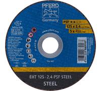 PFERD TOOLS PSF STEEL 61719026 Disque à tronçonner 125 mm 25 pc(s) acier