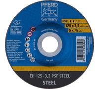 PFERD TOOLS PSF STEEL 61720226 Disque à tronçonner à moyeu déporté 125 mm 25 pc(s) acier