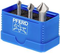 PFERD TOOLS SET UGT HSS DIN 335 C90° 3TLG 25202190 Jeu de fraises coniques 3 pièces HSS 1 set