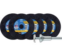 PFERD TOOLS STARTKIT EHT 76-1,0 PSF STEELOX/10 (5+1) 69198288 Jeu de disque à tronçonner 76 mm 1 pc(s) acier inoxydable, acier