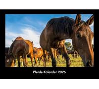 Pferde Kalender 2026 Fotokalender DIN A3: Monatskalender mit Bild-Motiven von Haustieren, Bauernhof, wilden Tieren und Raubtieren