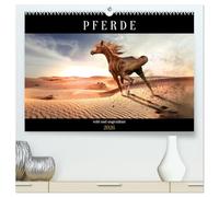 Pferde - wild und ungezähmt (hochwertiger Premium Wandkalender 2026 DIN A2 quer), Kunstdruck in Hochglanz: Traumhafte Bilder frei lebender Pferderassen in ursprünglichen Naturlandschaften