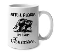 Pff, Je Viens Du Tennessee Mug Pratiques Tasse À Café Mignonne Tasse Pour Lait Travail Chocolat Chaud Cacao 330Ml