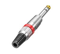 Pffiocix Adaptateur mâle 24 K contacts en or résistant à la corrosion Fileté renforcé pour microphones de studio Connecteur pour équipement de podcasting