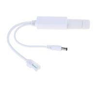 Pffiocix Adaptateur répartiteur étanche 48 V vers DC 12 V alimentation par Ethernet conforme à la norme IEEE802.3af pour appareil photo VoIP