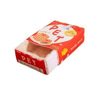 Pffiocix Cachette portable pour animal domestique confortable en peluche épaisse pour chiens chats Cave Lit cachette pour utilisation en intérieur