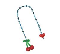 Pffiocix Chaîne de téléphone légère en forme de cœur avec perles en acrylique pour femme et fille, 47cm, Acrylique