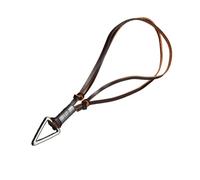 Pffiocix Collier réglable en alliage de cuir marron confortable pour l'extérieur ou le bureau - Collier en alliage de zinc, taille unique, Comme décrit, Comme décrit.