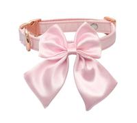 Pffiocix Collier réglable pour chien et chat - Grand nœud élégant - Plusieurs tailles S à L