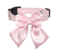 Pffiocix Collier réglable pour chien et chat - Grand nœud élégant - Plusieurs tailles S à L