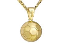 Pffiocix Collier tendance en alliage de football - Texture en alliage - Convient pour les amateurs de sport