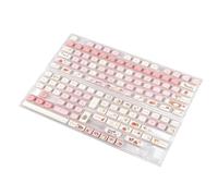 Pffiocix Lot de 144 touches de clavier à sublimation pour claviers mécaniques à commutation MX 61/87/96/98/104/108