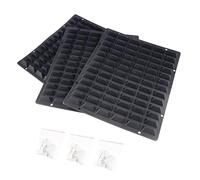 Pffiocix Lot de 3 planches à frire pour cheval - Installation facile | Lot de 3 planches à frotter pour cheval favorisant la circulation de la peau et du sang pour un soulagement confortable des