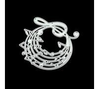 Pffiocix Matrices de découpe en acier au carbone pour partitions de musique, scrapbooking, gaufrage, scrapbooking, fabrication de cartes