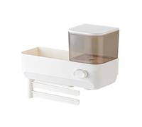 Pffiocix Organiseur d'évier réglable pour vaisselle liquide et savon pour les mains Porte-outils hygiénique pour salle de bain