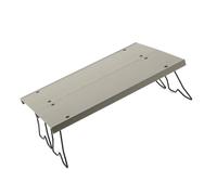 Pffiocix Table de camping en alliage d'aluminium léger pour voyage adaptée aux voyages au bord du lac, poids léger et portable