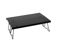 Pffiocix Table de camping en alliage d'aluminium léger pour voyage adaptée aux voyages au bord du lac, poids léger et portable