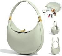 PFHHUDCV Crescent Crossbody Bags for Women, Luna Bag 4 in 1 Cute Shoulder Bag, Half Moon Bag,Crescent Shoulder Bag