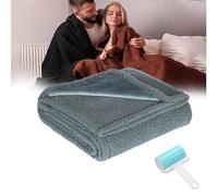 PFHHUDCV Lovers Blanket Waterproof,Fleece Blanket For Bed Furniture Protector,Squirt Blanket for Bed Washable,Dog Bed Blankets,Water proof Pet Blanket For Dog Cat (gray,L)