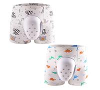 PFHKTO Lot de 2 sous-vêtements de Chirurgie du prépuce for Enfant, Boxer Respirant en Coton après circoncision, Housse de Protection(D,110)