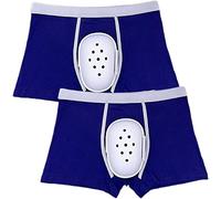 PFHKTO Lot de 2 sous-vêtements de Protection for Chirurgie du prépuce for Adulte, Boxer de circoncision Pratique for Changer de médicament(Royal Blue,XXL-XXLarge)
